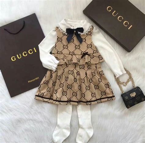 ensemble bébé gucci|Gucci girls baby clothes.